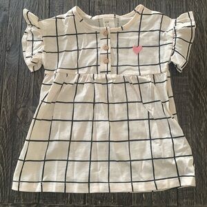 H&M baby girl windowpane dress